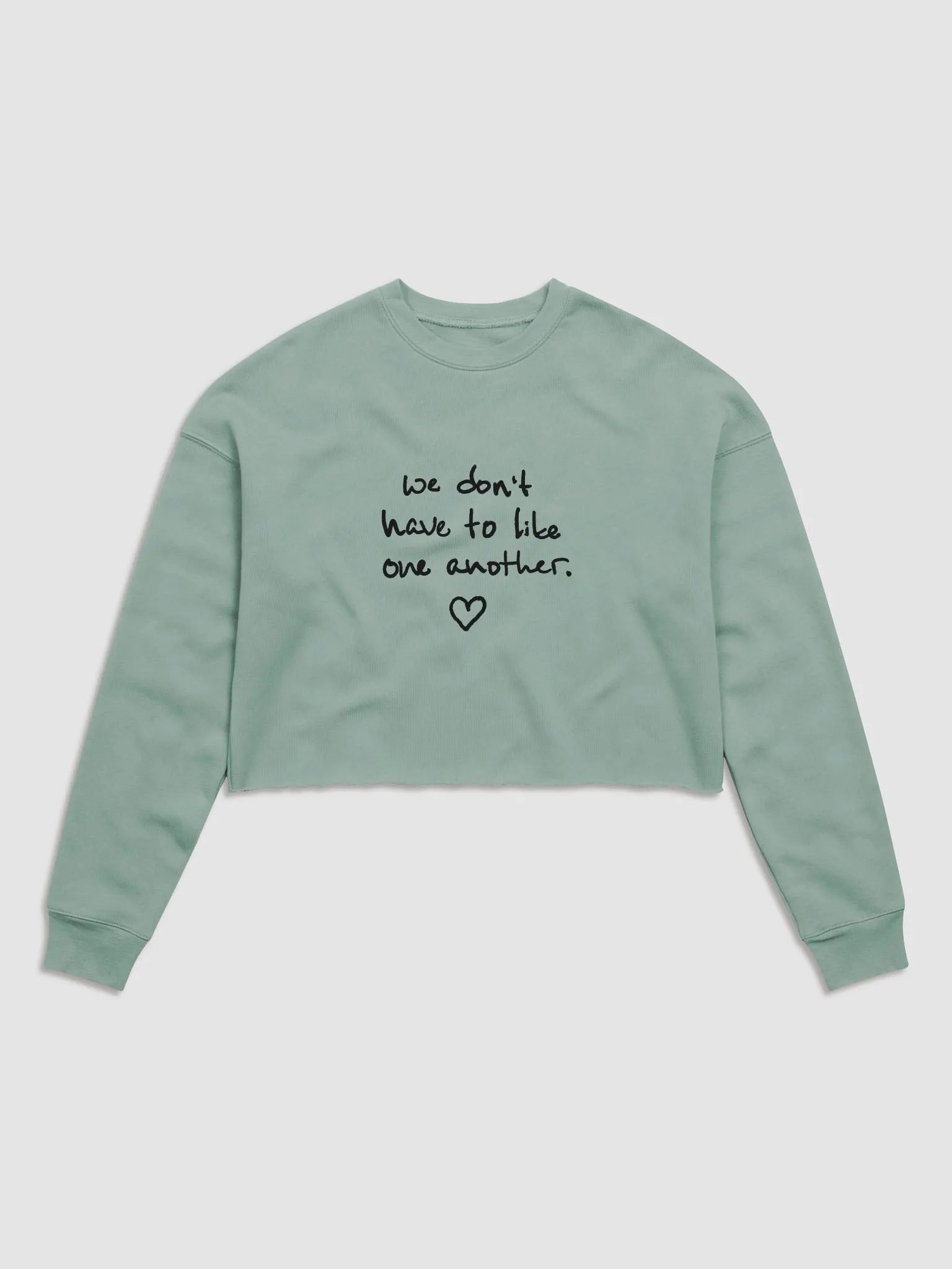ONE ANOTHER printed cropped crewneck product image (2)