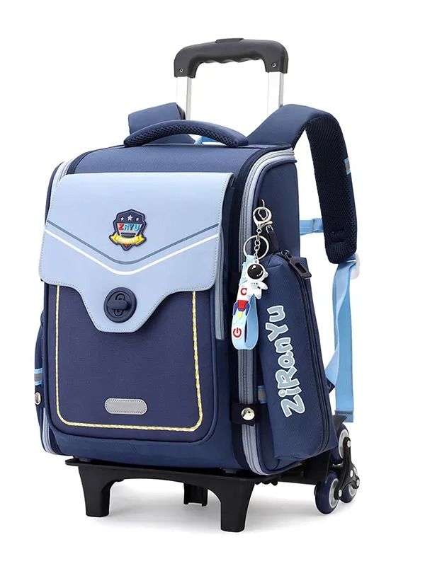 Primary School Student Trolley Schoolbag Detachable Backpack product image (8)