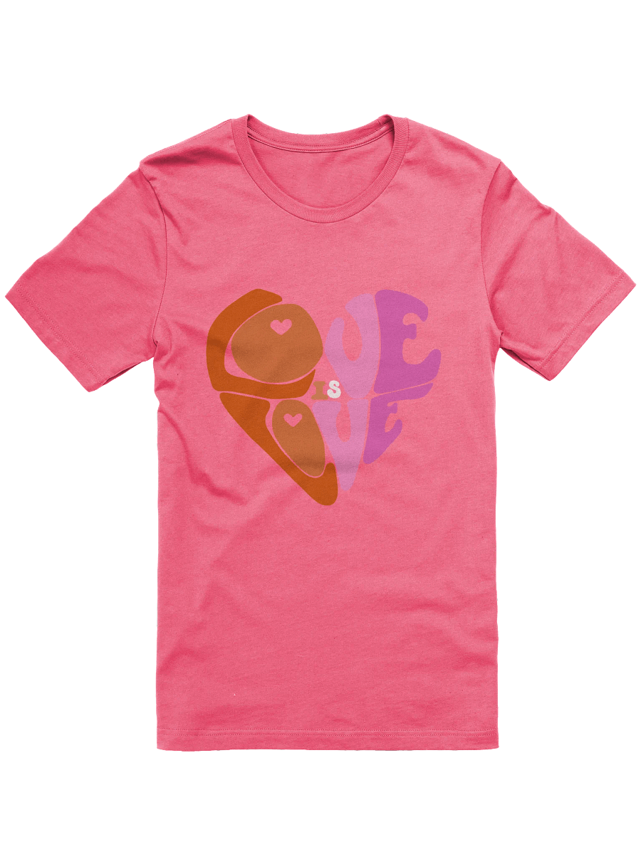 Lesbian Love is Love big print tee product image (1)