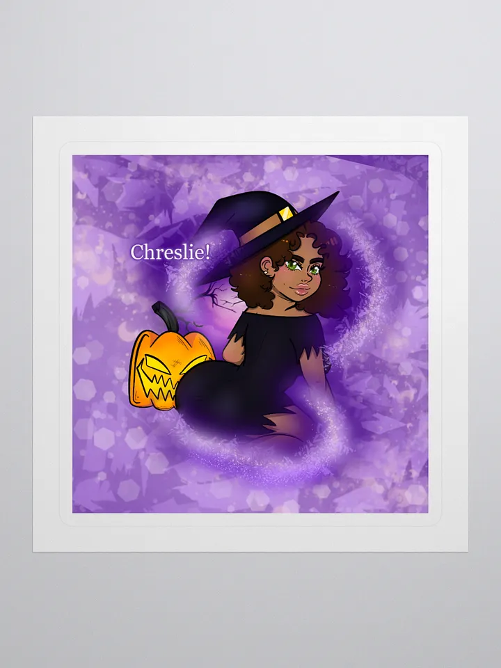 Witchy Babe Cut Sticker w/ BG product image (2)