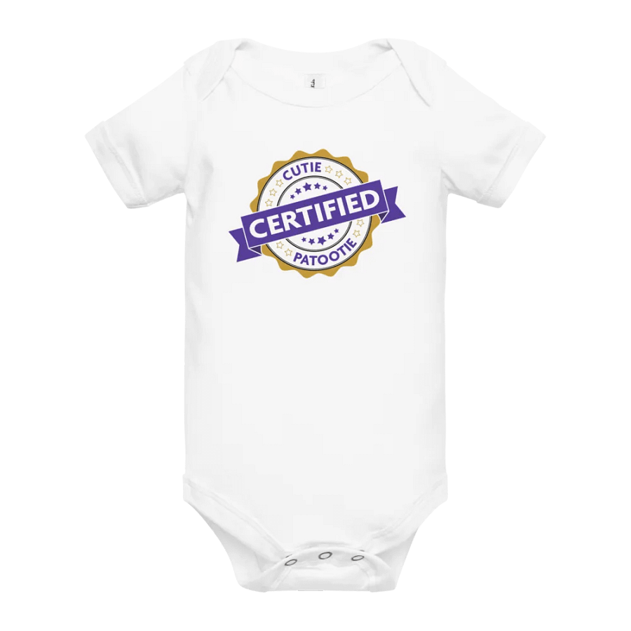 Certified Cutie Patootie Baby One Piece product image (1)