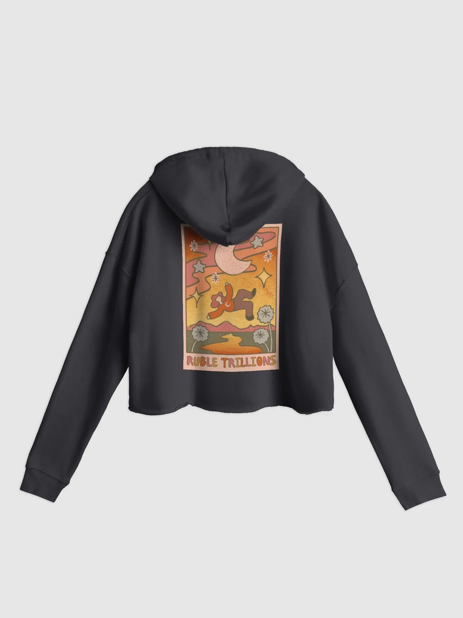 The Moon - Cropped Hoodie product image (2)