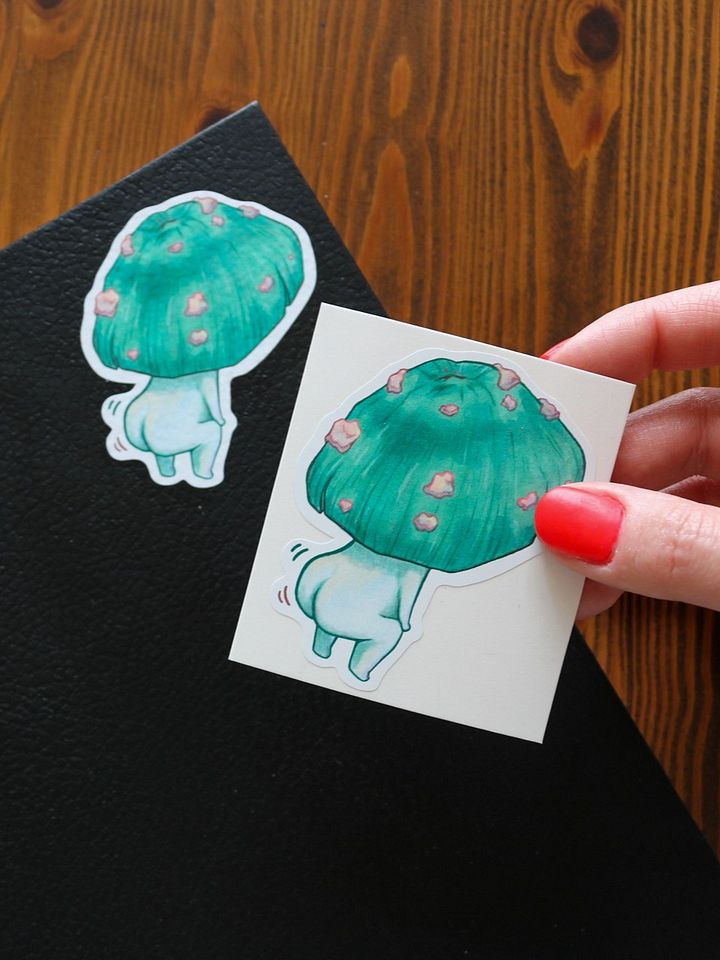 DANCE MUSH GREEN STICKER product image (2)