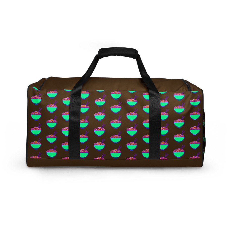 Noodle Crew Duffel Bag! (Brown) product image (4)