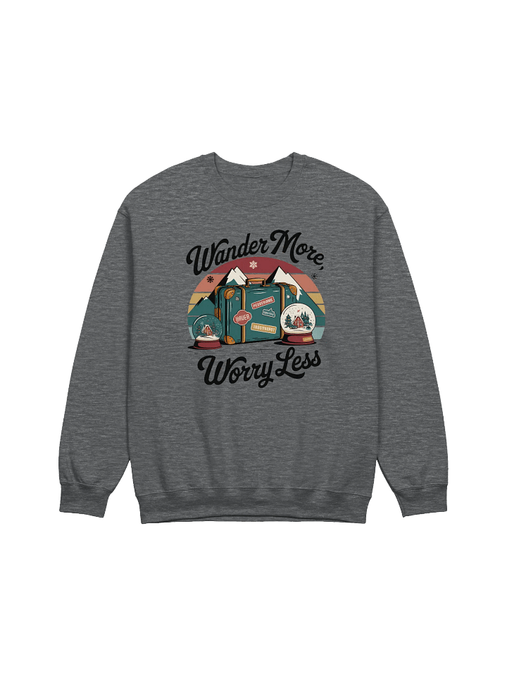 Wanderlust Vintage Christmas Sweatshirt – Cozy Holiday Style for All product image (1)