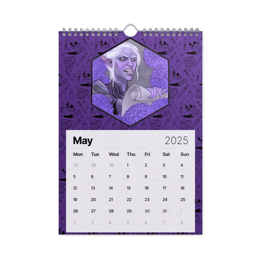 BG3 2025 Calendar - rainbow product image (10)