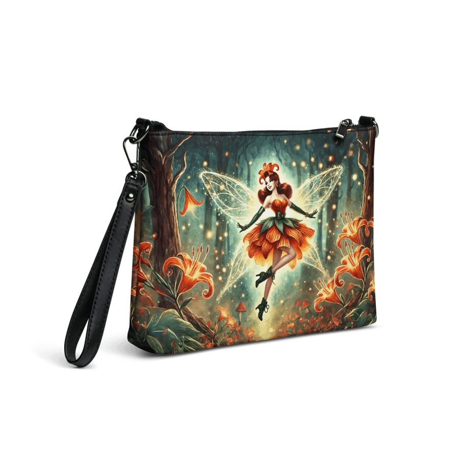 Enchanted Orange Lily Fairy Crossbody Bag - Fairytale Purse product image (4)