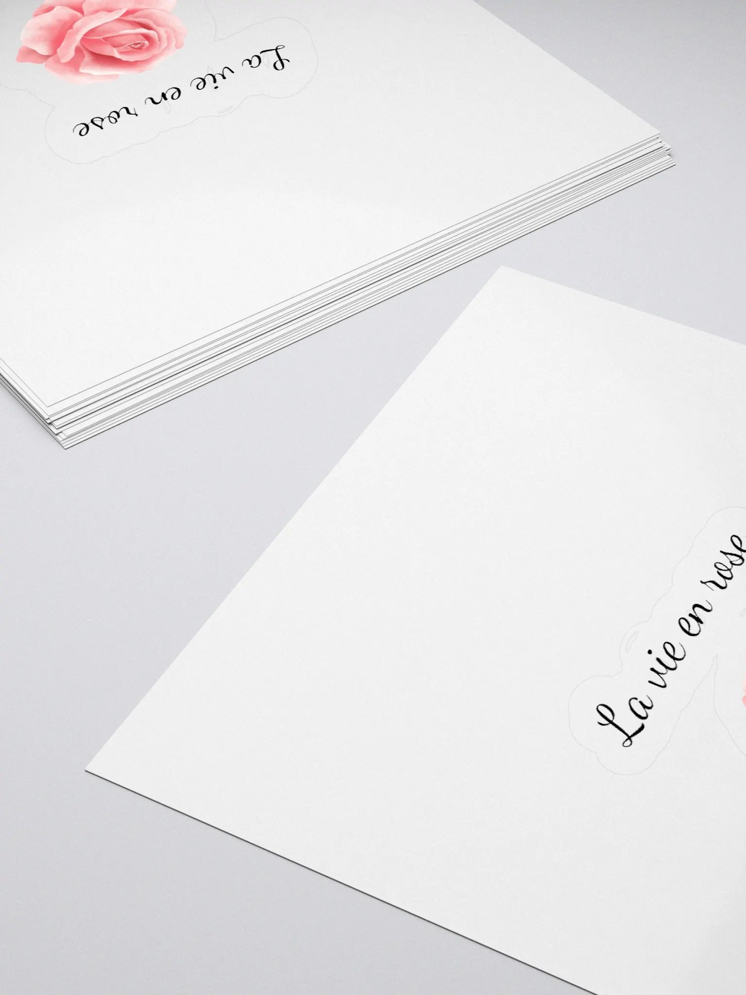 La Vie en Rose – Elegant Sticker 🌸🎷 product image (10)