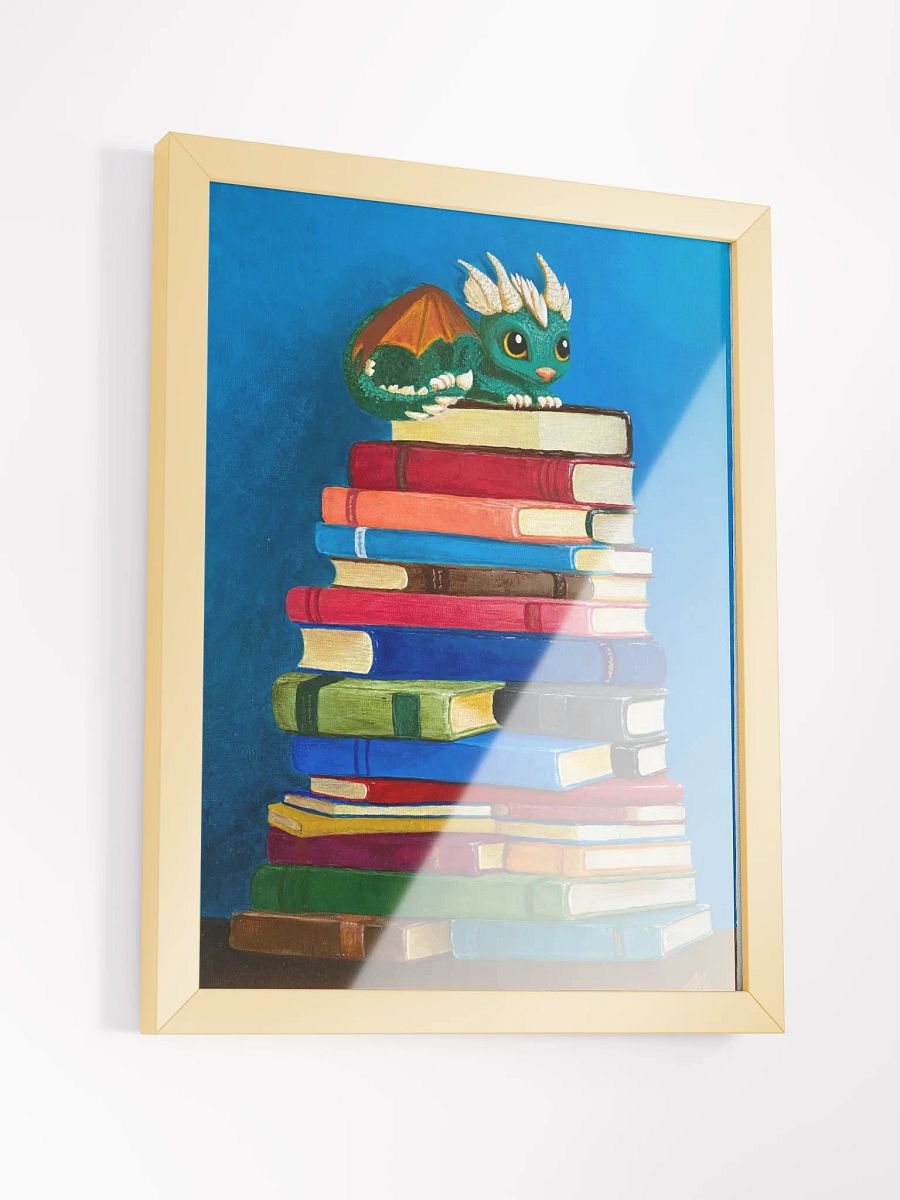 Poster Print of Spellbound : The Book Nook Dragon product image (6)