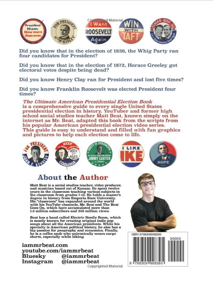 New Edition! (PDF) The Ultimate American Presidential Election Book: Every Presidential Election in American History (1788-2024) PDF Download product image (2)