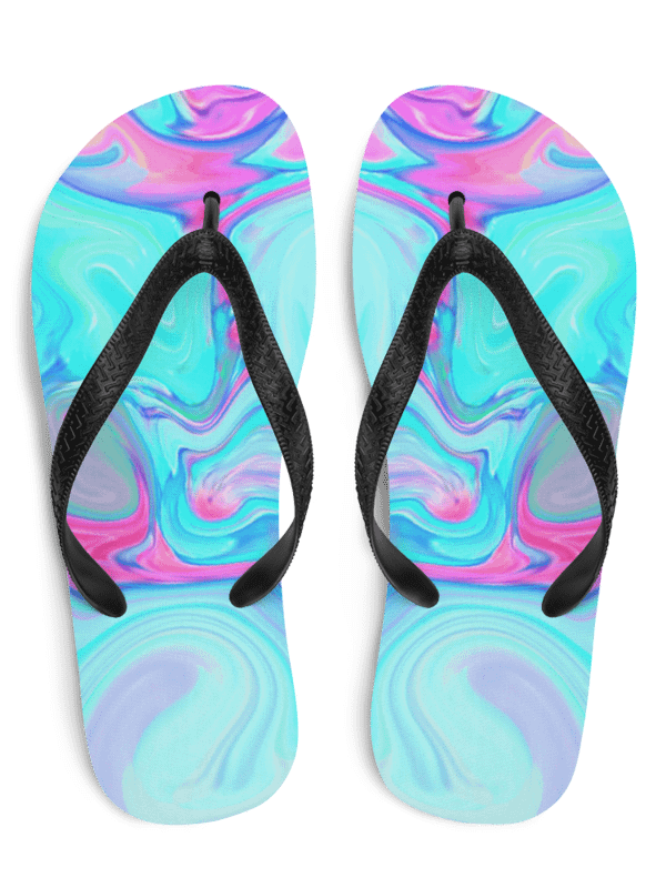 Marble Dreams Flip Flops product image (1)