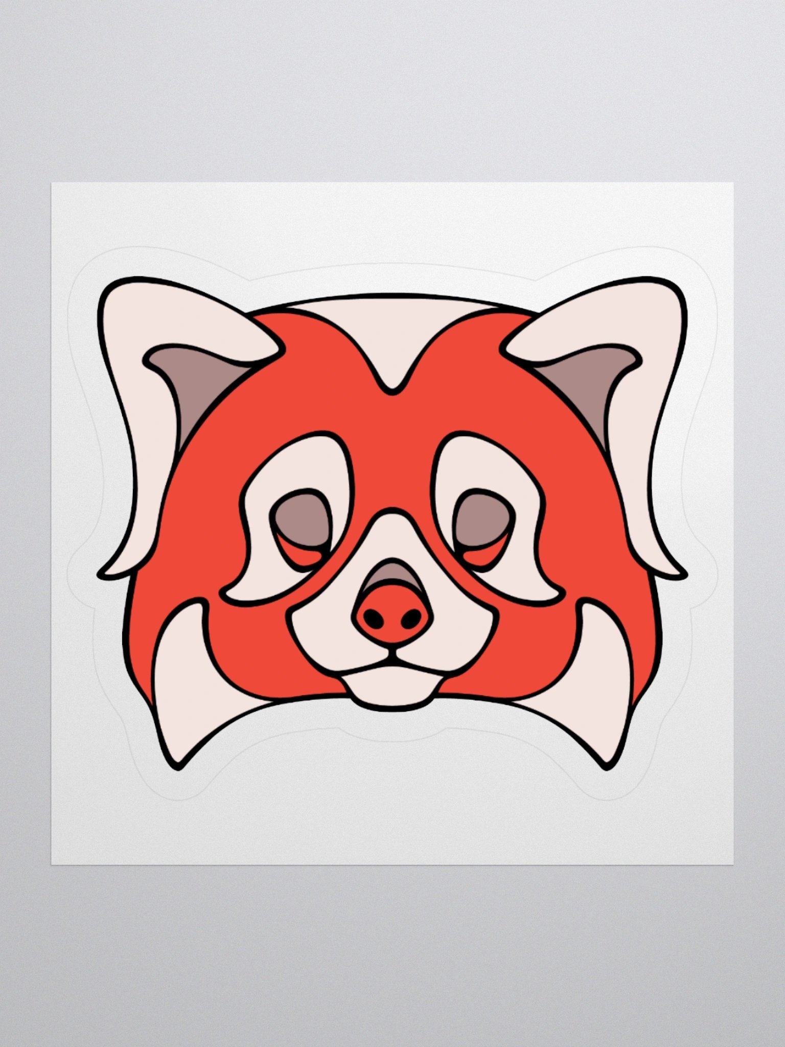 Red Panda - Small/Medium Kiss Cut Sticker product image (1)