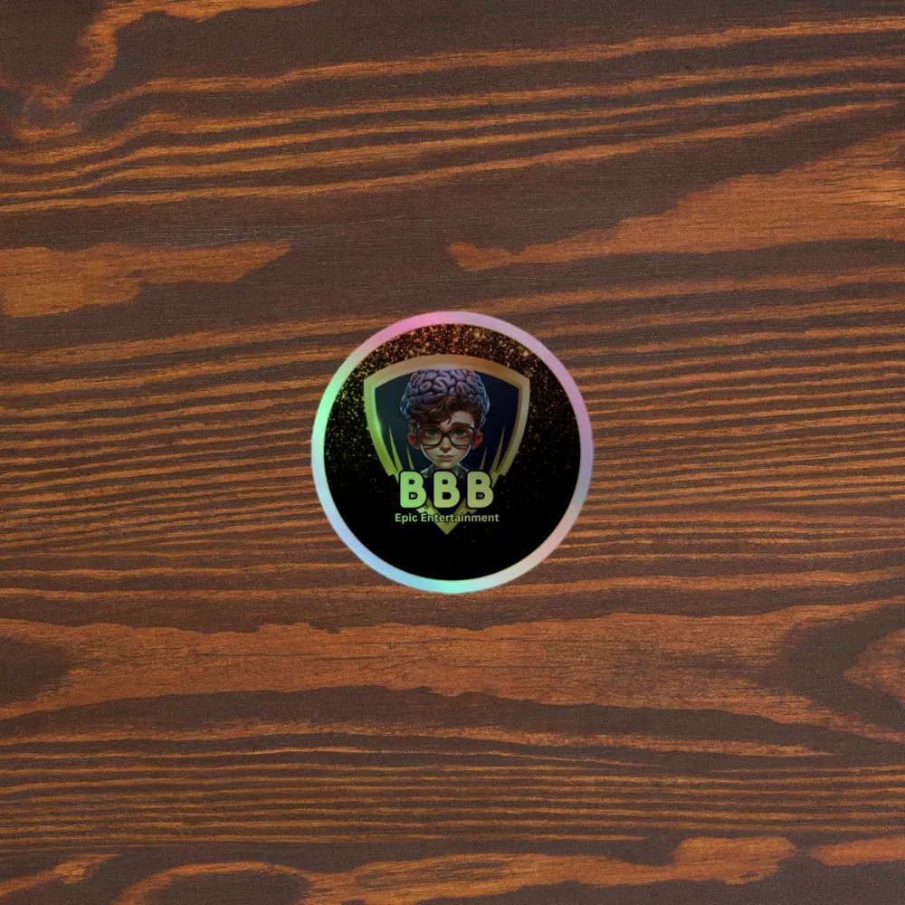 BrainBendersBanter Holographic Sticker product image (3)