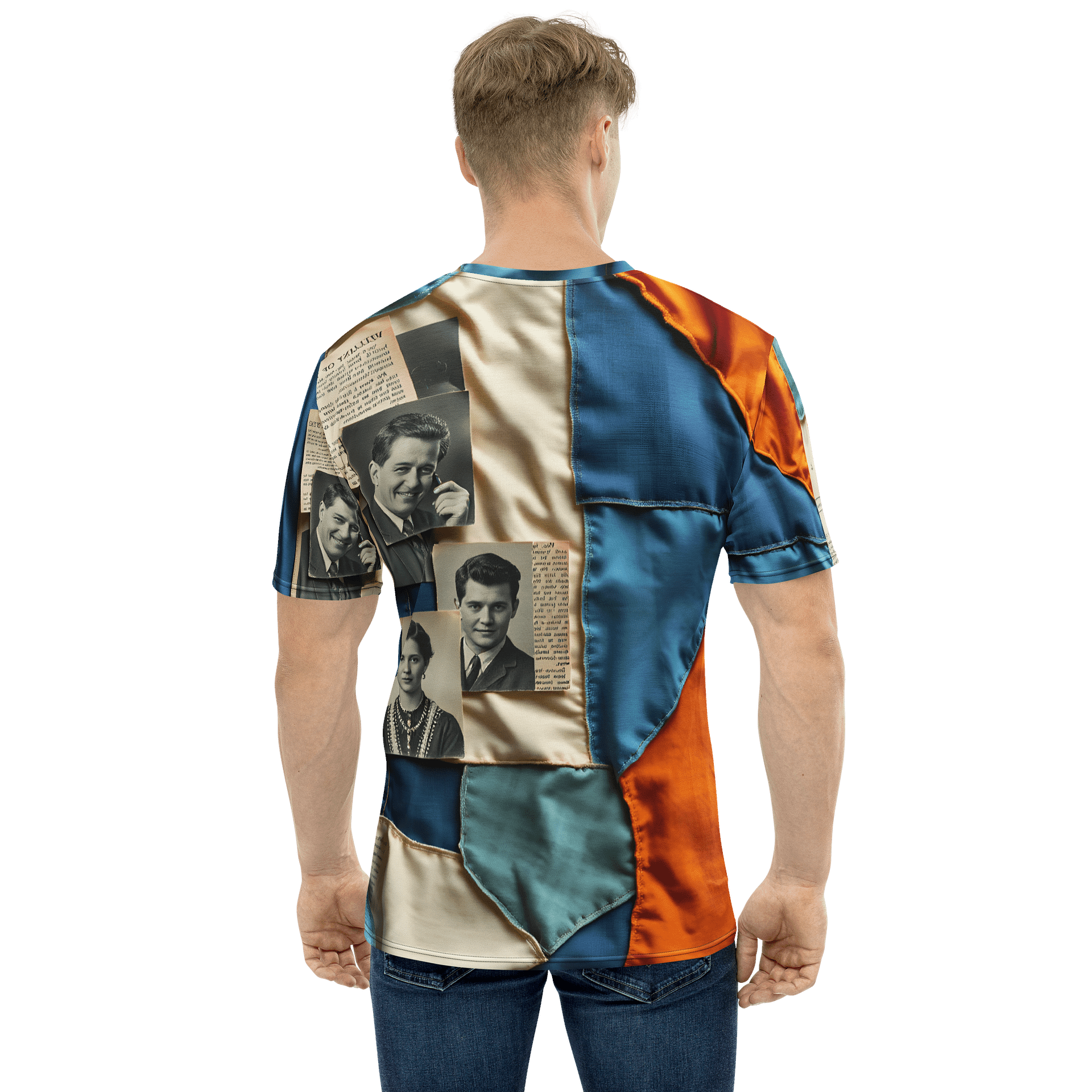Heirloom Quilt Photo Tee - Vintage Family Collage product image (4)