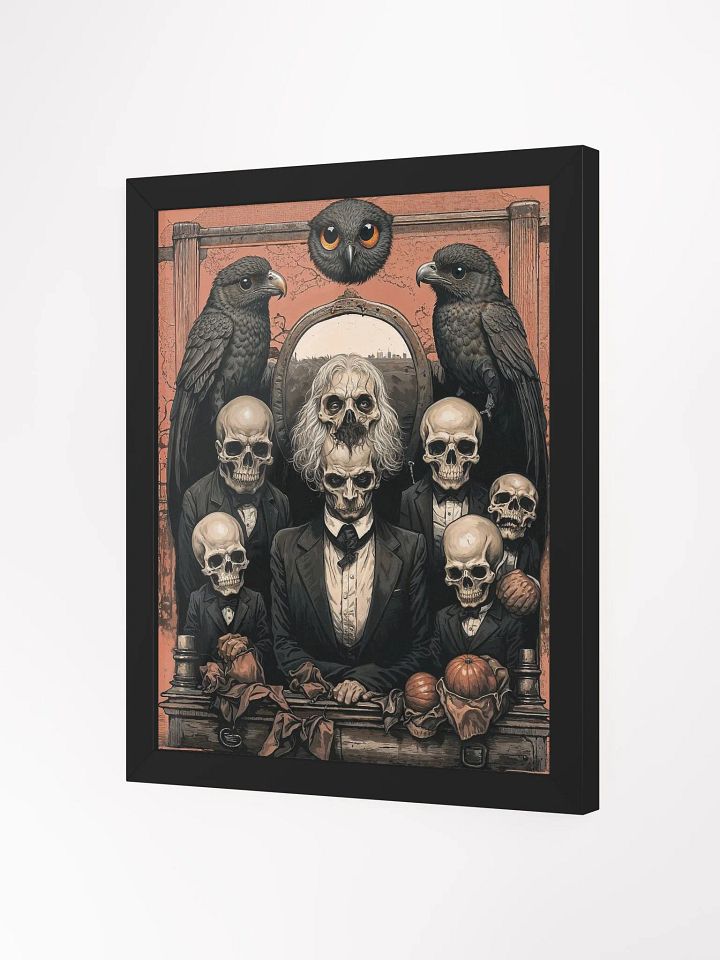 Skull-Faced Surreal Framed Print product image (12)