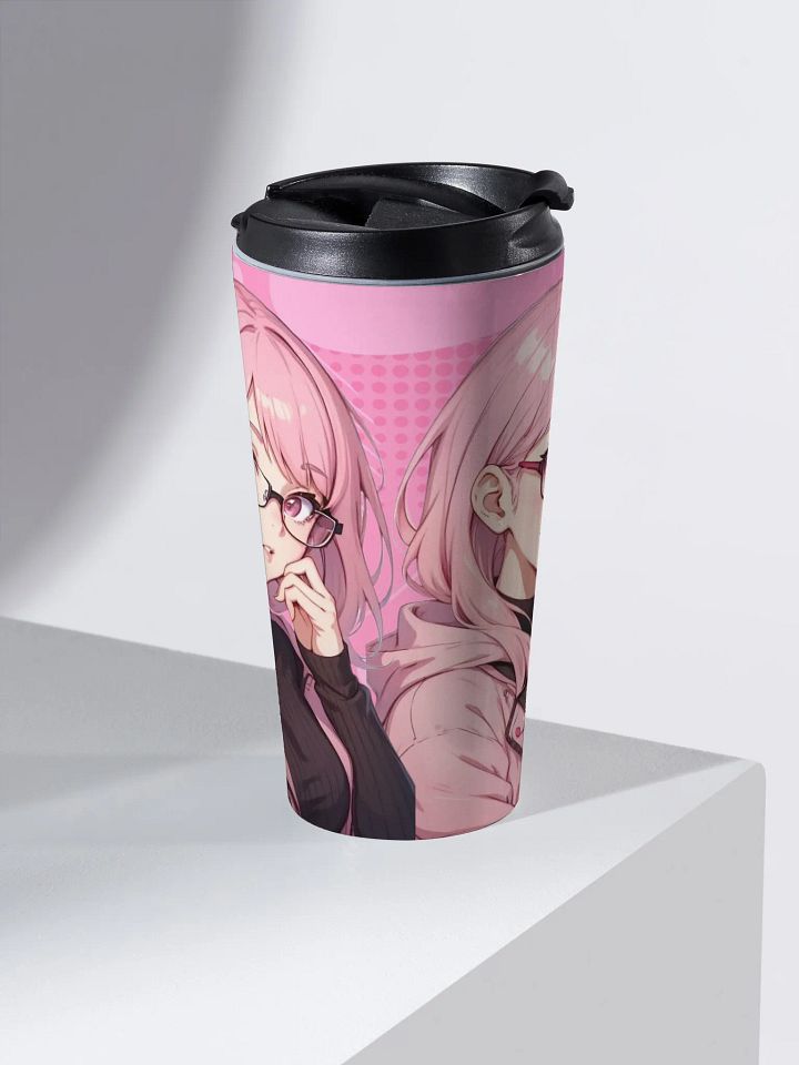 (PINK WAIFU) K Stainless Steel Travel Mug product image (2)