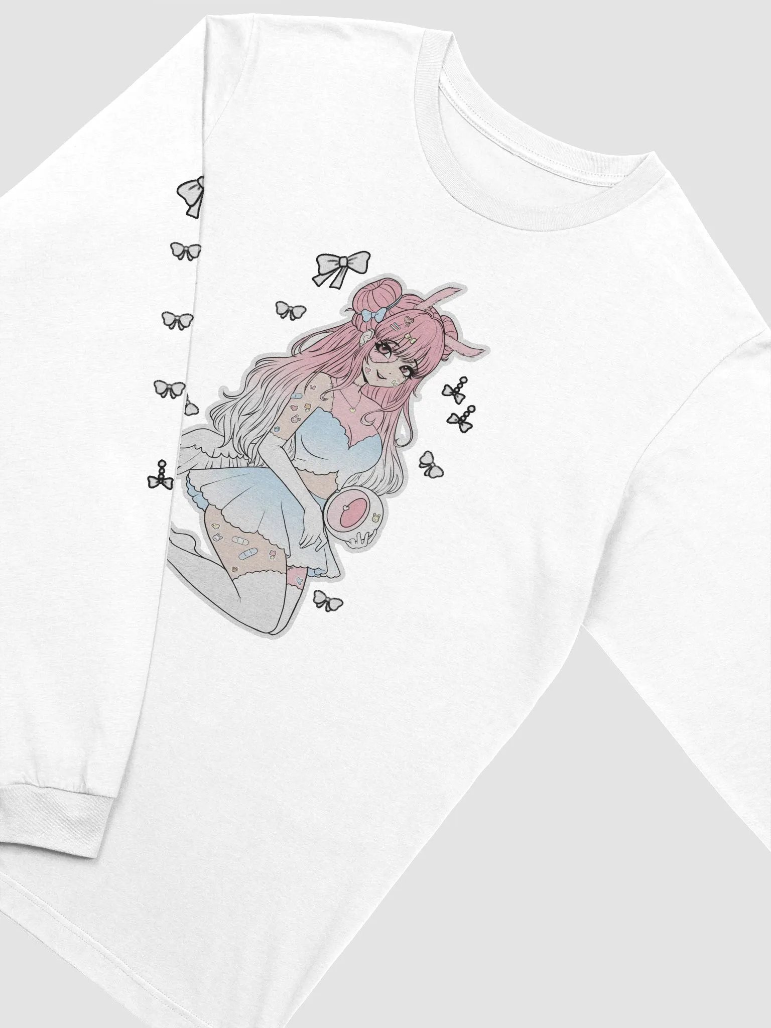 Blue Coquette || Long Sleeve Tee product image (3)