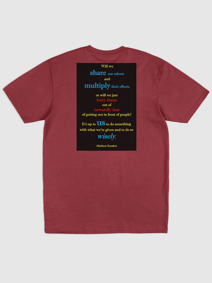 [With Quote 4 on the Back] Cotton Heritage Men's Premium Heavyweight Tee (DTG) product image (7)