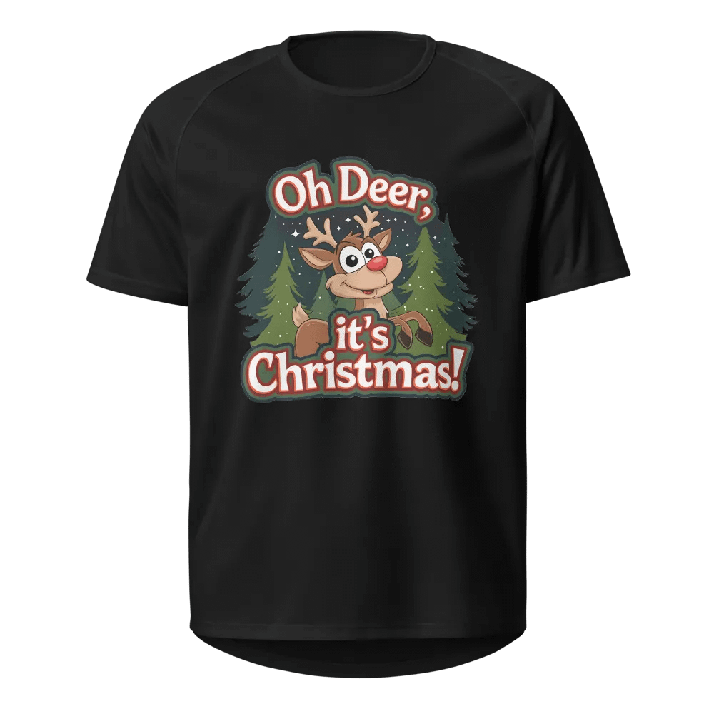 Festive Reindeer Christmas Sports Jersey product image (1)