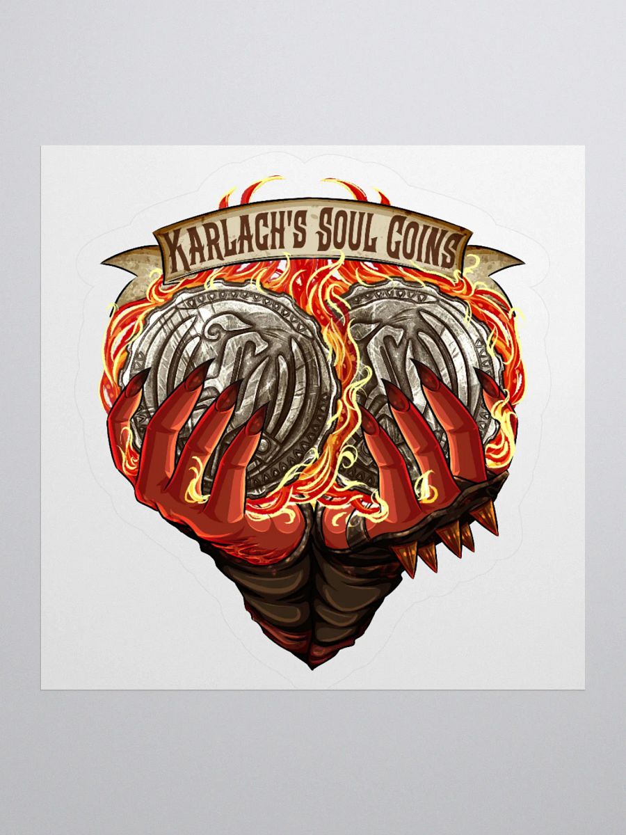 Karlach's Soul Coins Sticker product image (1)