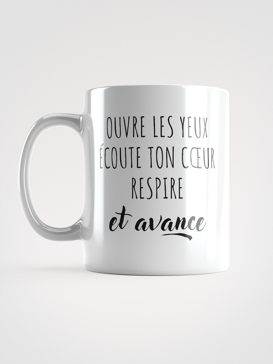 Mug Blanc - Ouvre les yeux - Cadeau citation positive product image (4)