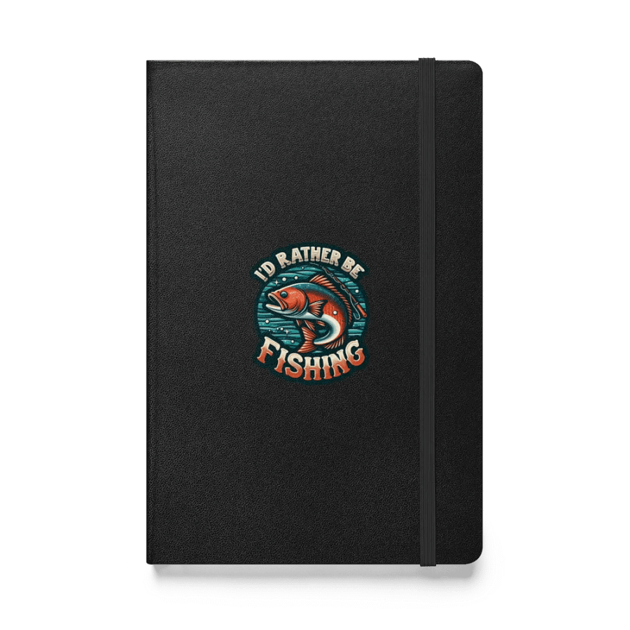 I'd Rather Be Fishing Hardcover Journal product image (1)