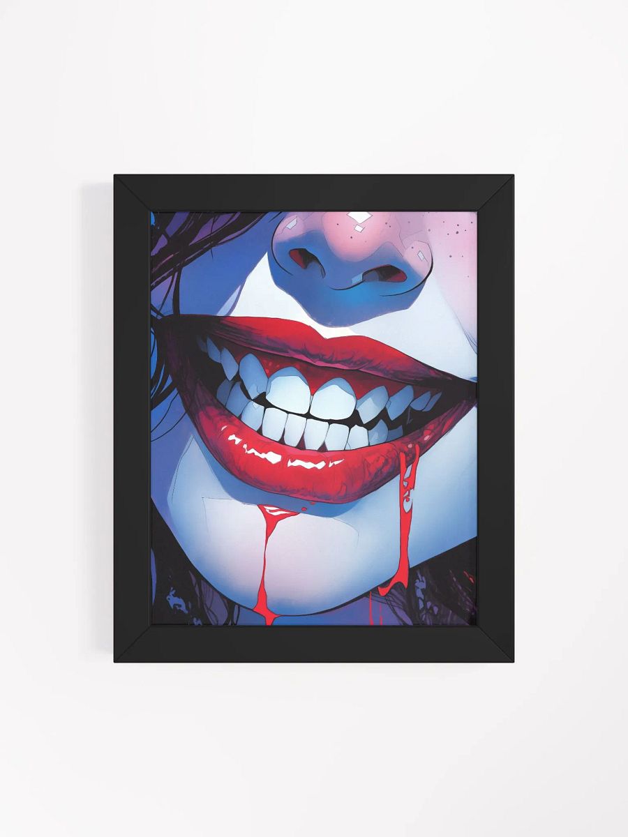 Framed Sanguine Smile Poster product image (57)
