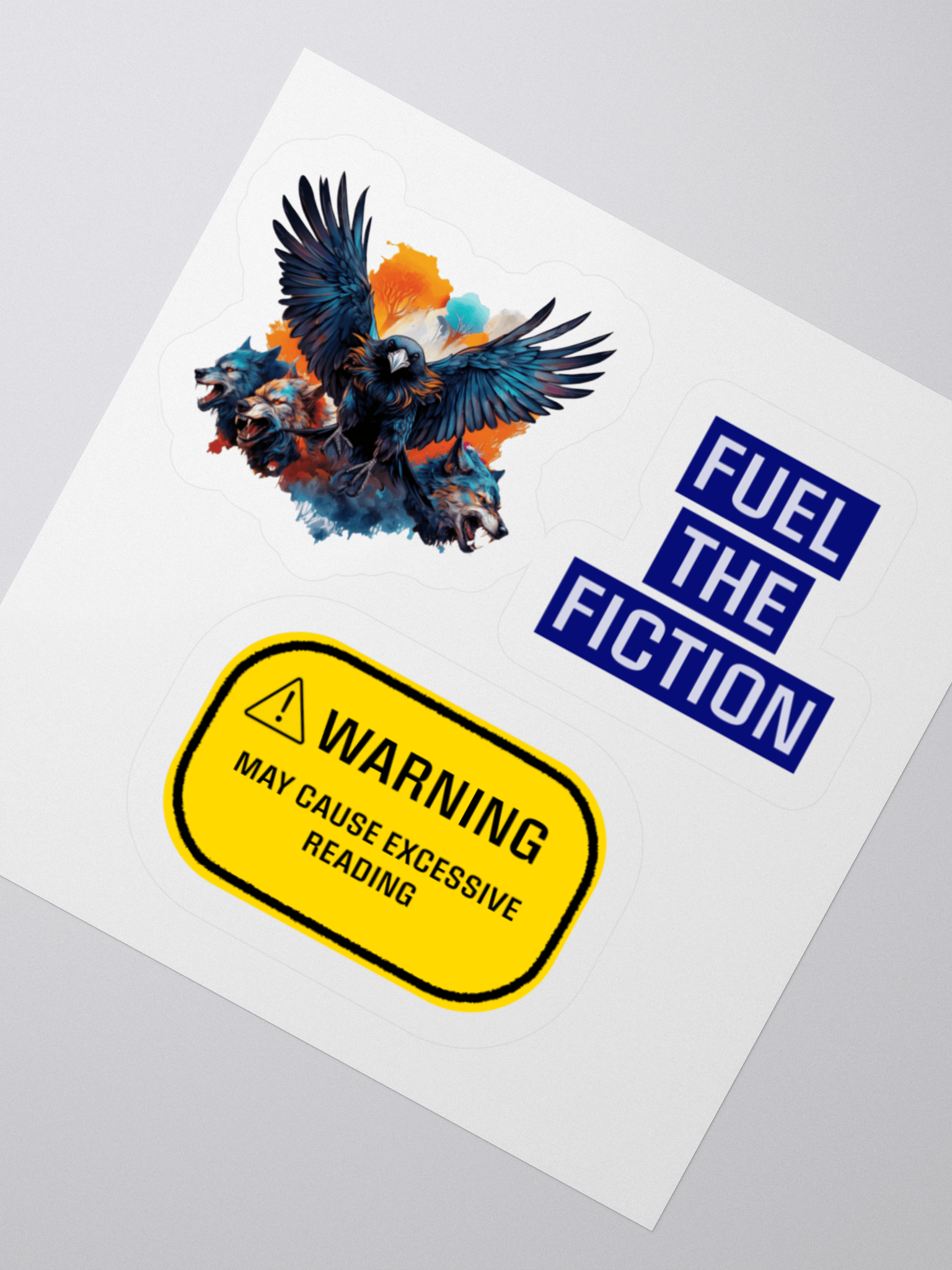 Wolves and Raven stickers product image (2)