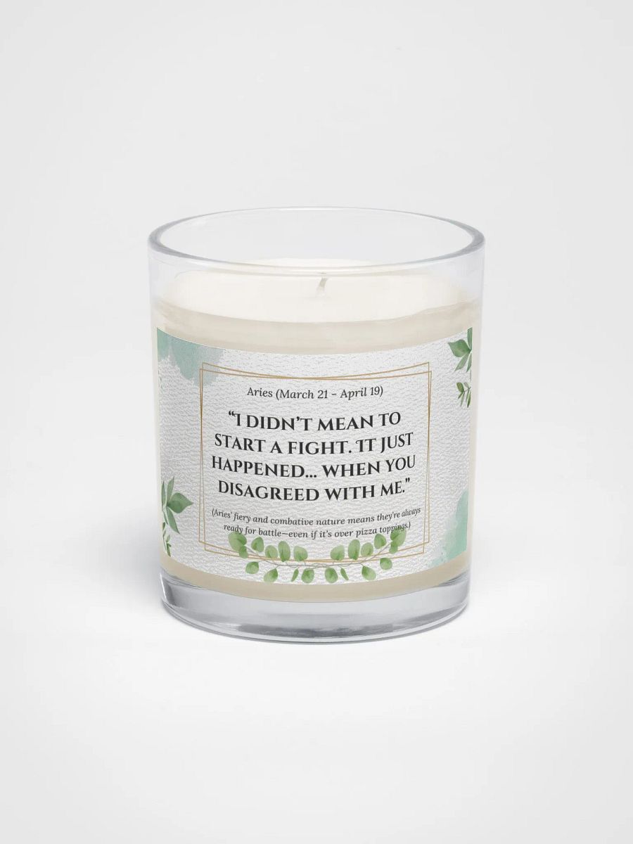 Aries - Zodiac Candles product image (1)