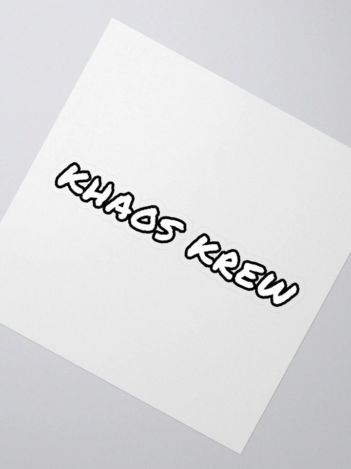 Khaos Krew Sticker product image (2)