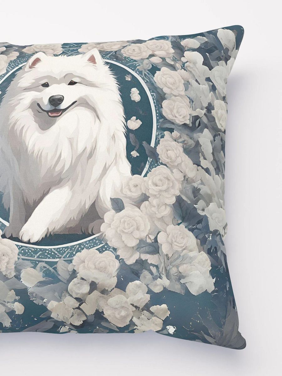 Floral Samoyed Pillow product image (4)