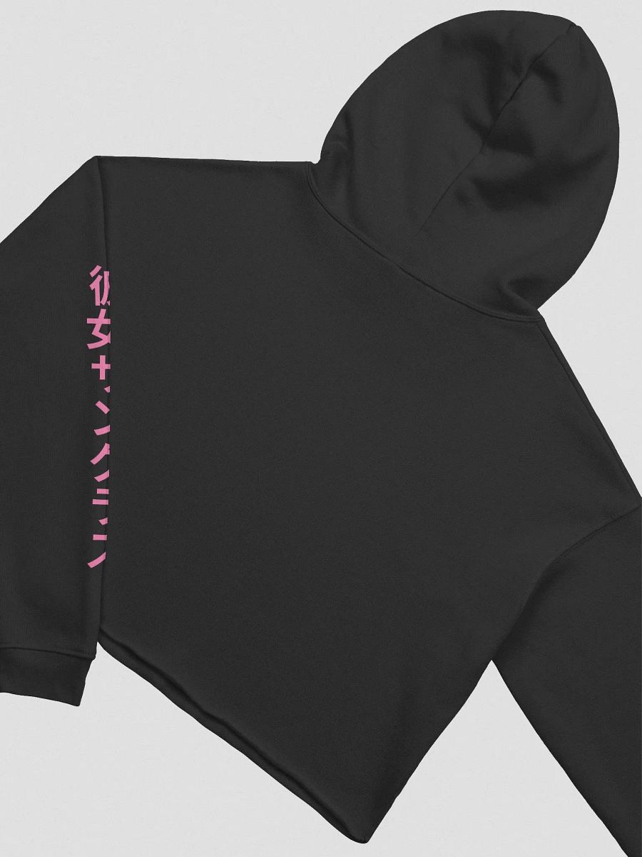 Anime Shades Crop Hoodie (Pink) product image (4)