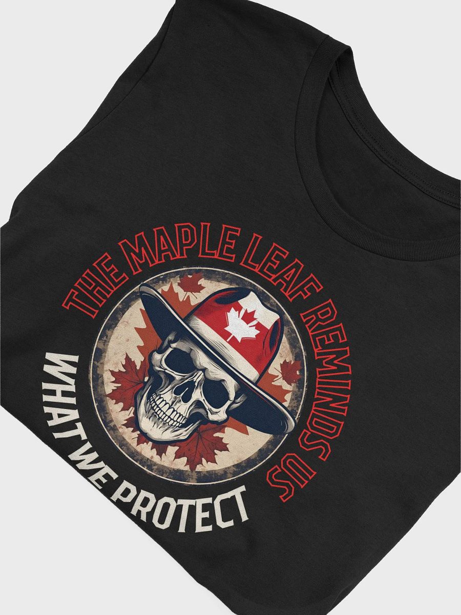 Maple Leaf Skull Hat T-Shirt product image (10)