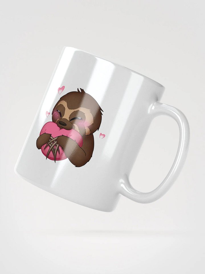 Slothville White Blushing Sloth Mug product image (4)