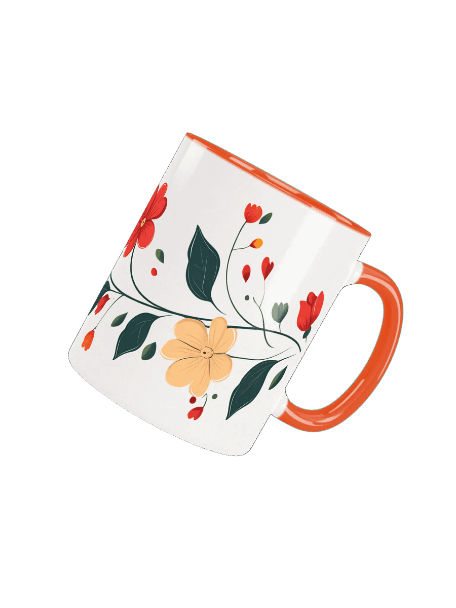 Vibrant Floral Vine Ceramic Mug product image (15)