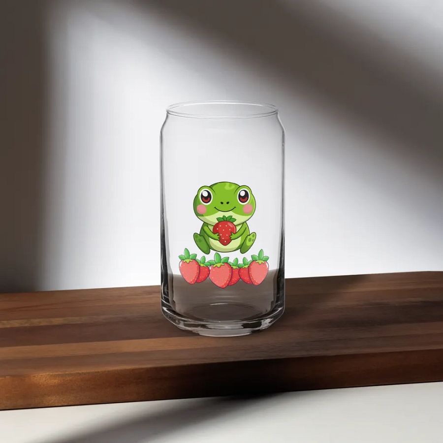 Cute Frog and Strawberries product image (35)