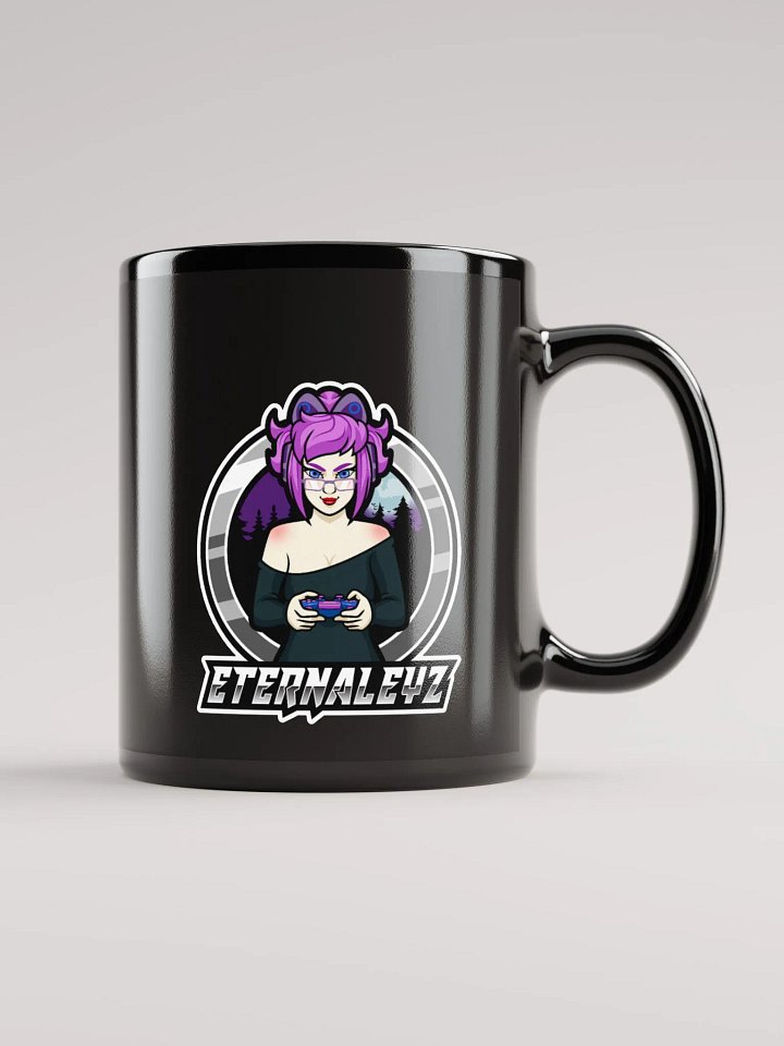 EternalEyz Black Glossy Mug product image (1)
