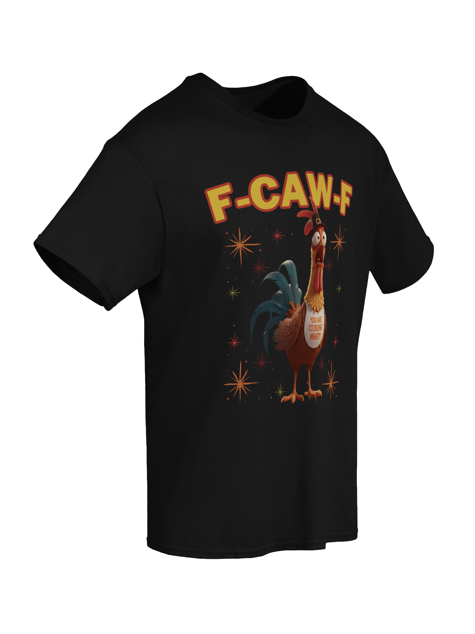 F-CAW-F Thanksgiving Rooster Tee – Funny Holiday Edition by Fitzroy Creator product image (8)