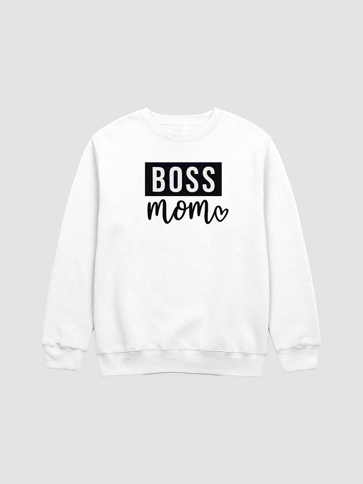 Boss Mom Crewneck Sweatshirt – Bold & Cozy Statement Piece for Strong Moms product image (3)