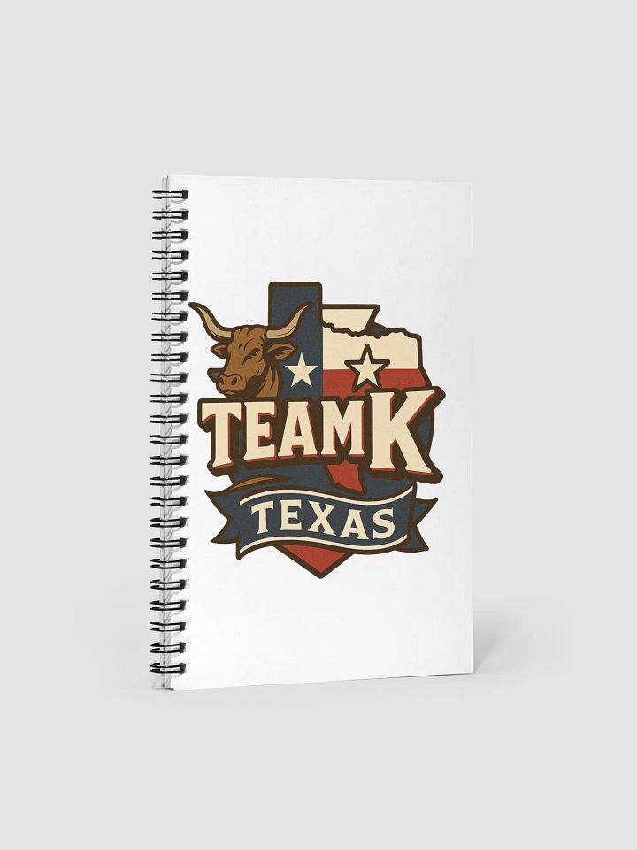 Team K Texas Spiral Notebook product image (1)