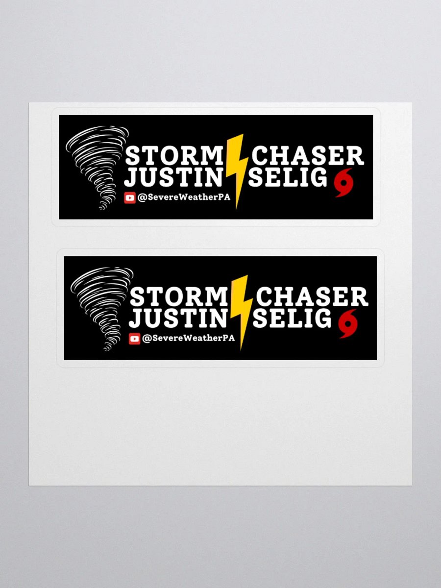 Storm Chaser Justin Selig Logo Stickers product image (1)
