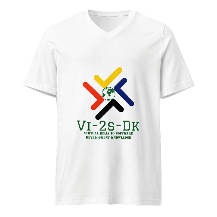 Eco-Friendly Logo V-Neck Tee product image (7)