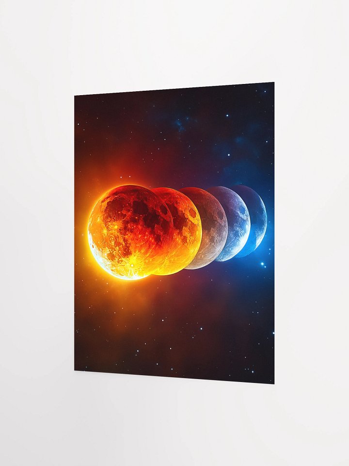 Blood Moon Matte Unframed Wall Art Paper Canvas product image (7)