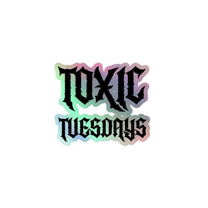 Toxic Tuesdays Holographic Sticker Set product image (1)