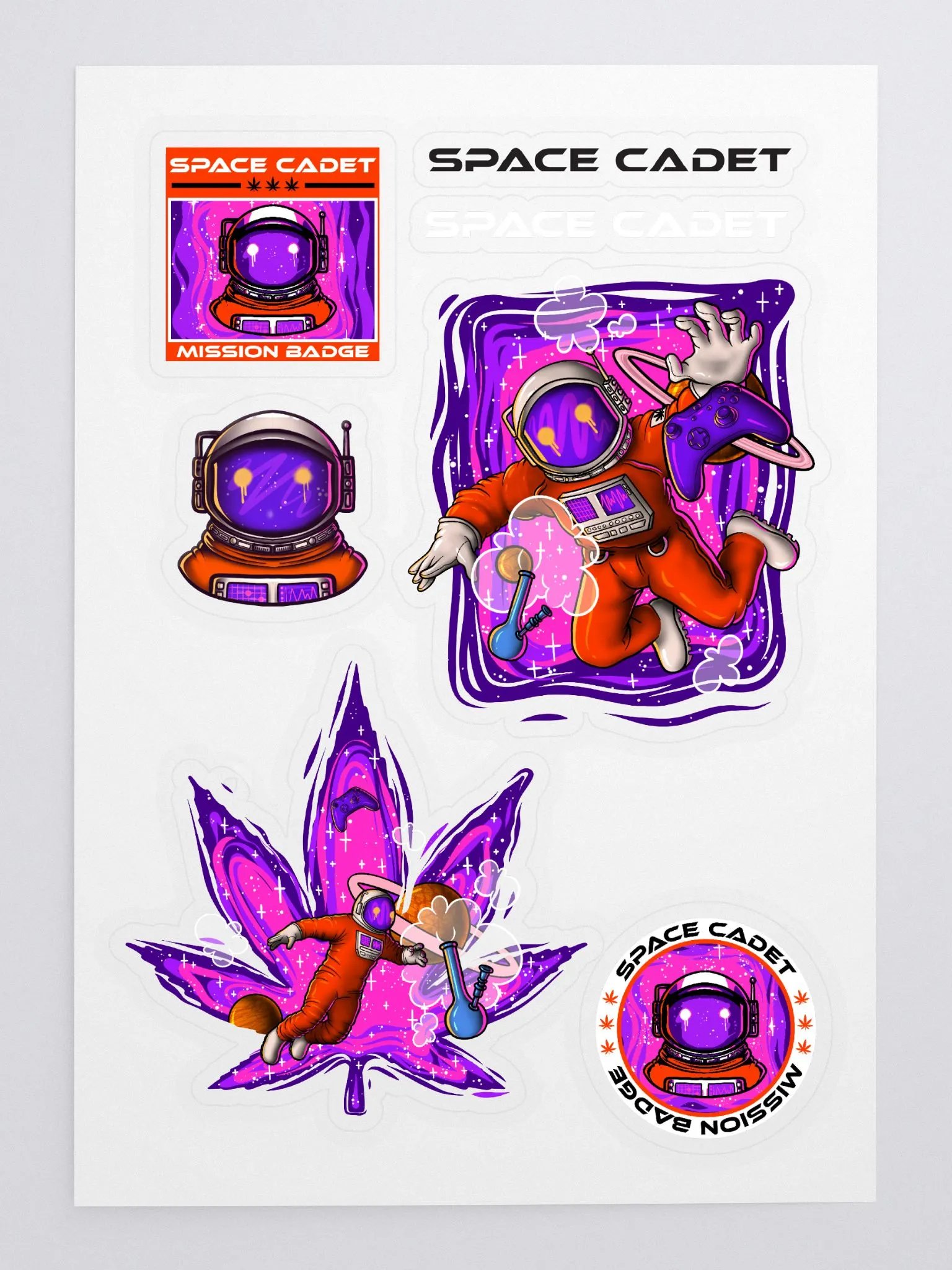 Space Cadet Sticker Pack product image (3)