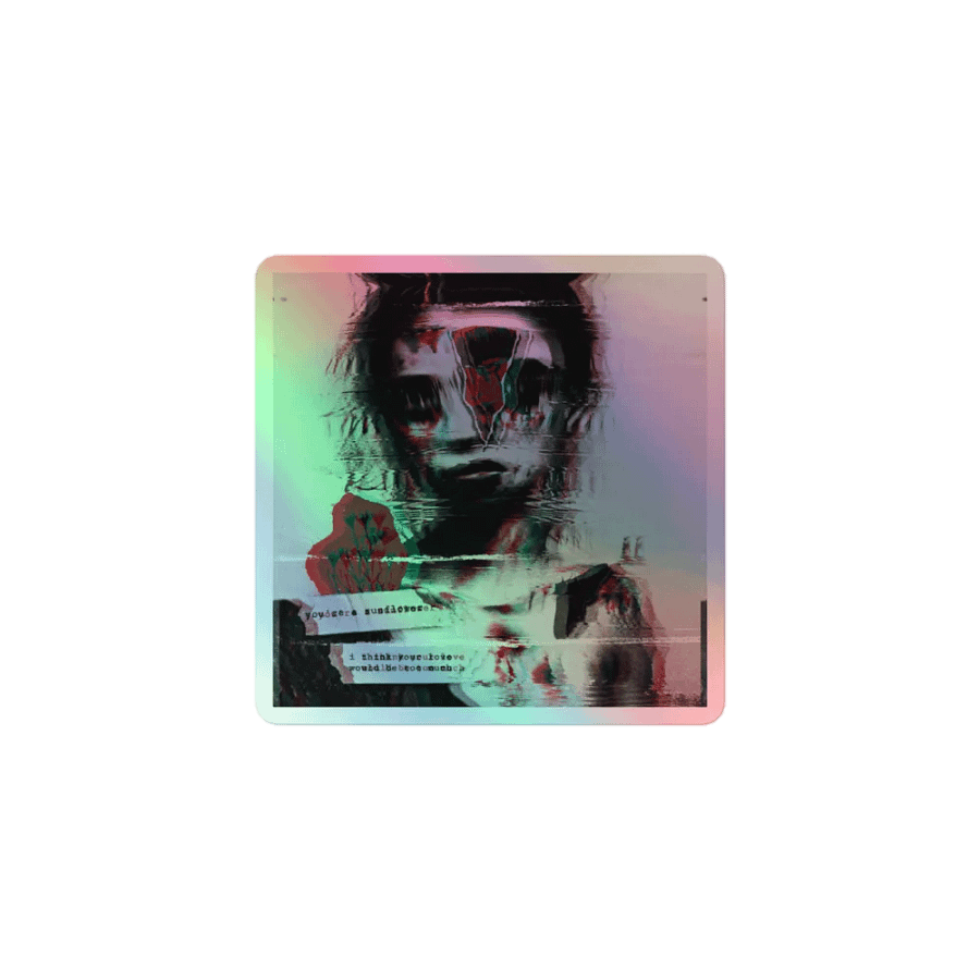 Absorb the Horrors Holographic Sticker product image (1)