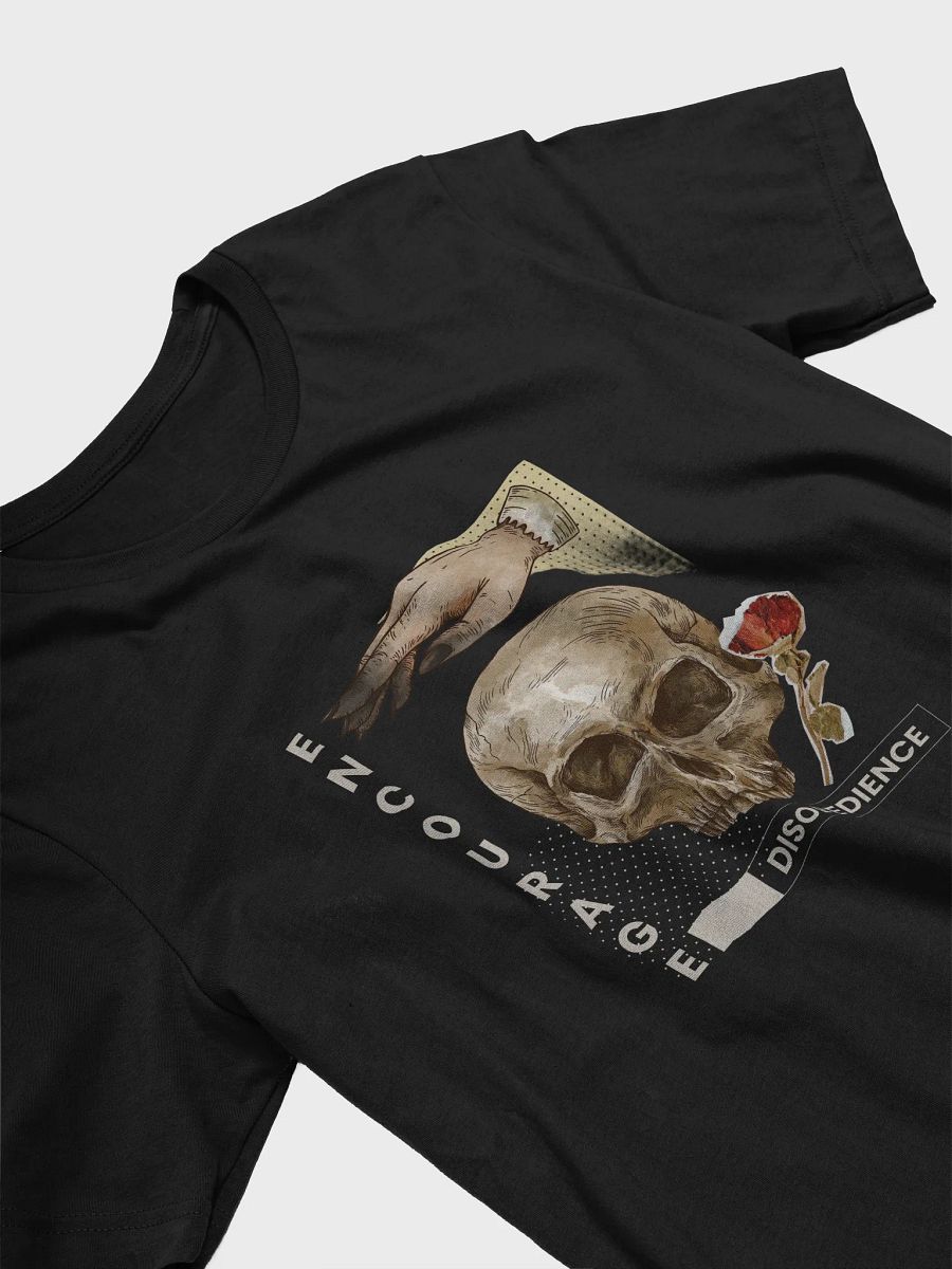 Encouraging Disobedience Skull T-Shirt product image (22)