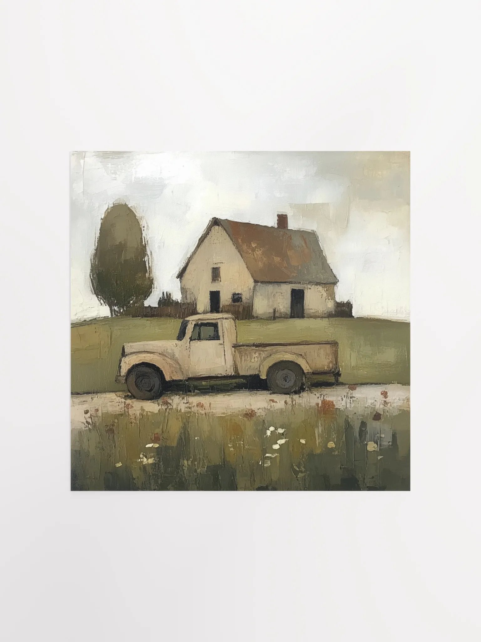 Farmhouse Sky: Truck II Art Print product image (1)
