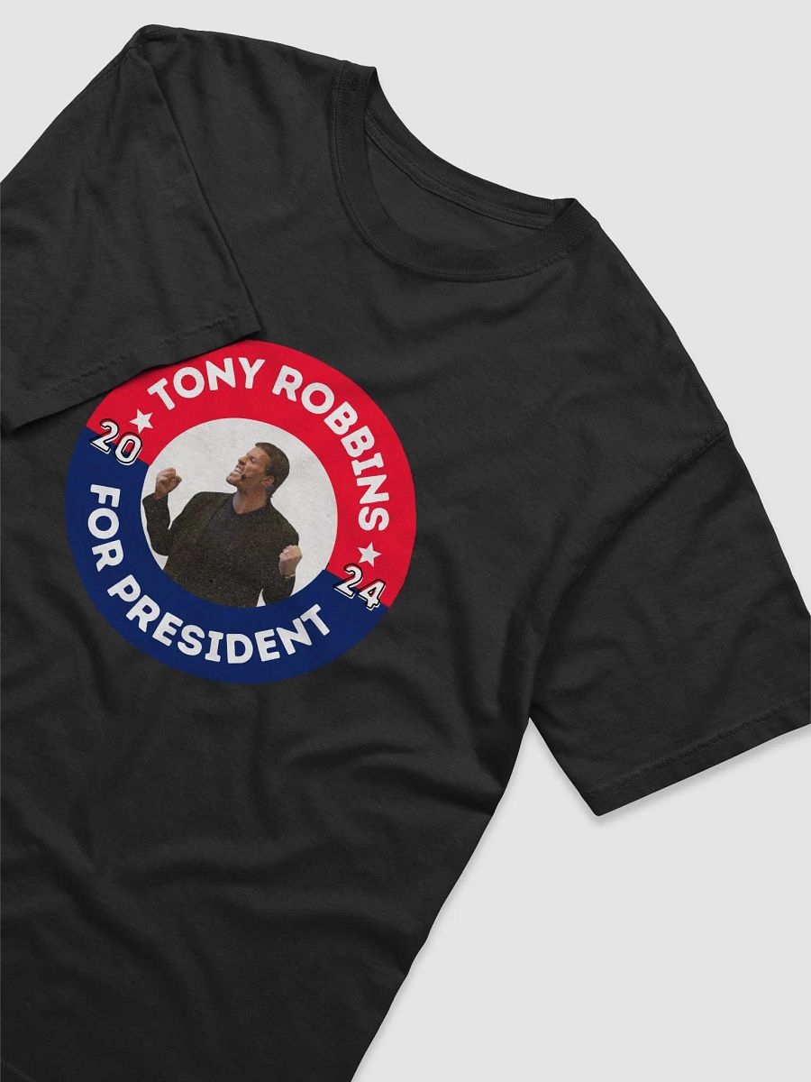 Tony Robbins for President 2024 Campaign Button Garment-Dyed Heavyweight T-Shirt product image (3)