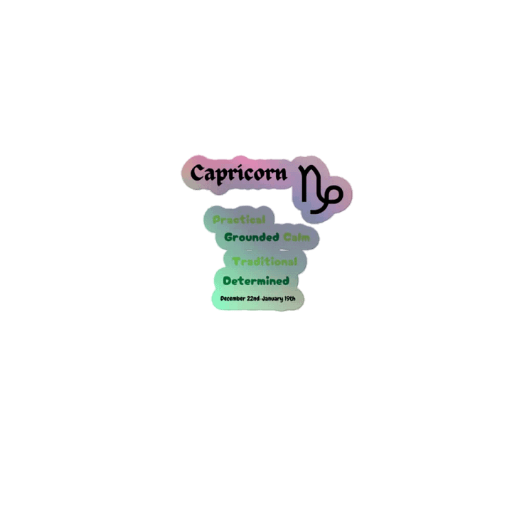 Capricorn Colorful Stickers product image (1)